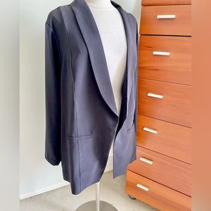 NWT Torrid Parker Studio Crepe Black Open Blazer Jacket Size 4X